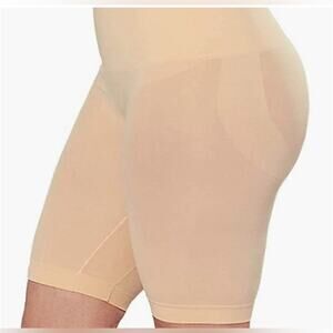 New SHAPERMINT High Waisted Body Shaper Shorts - BEIGE Sz M/L